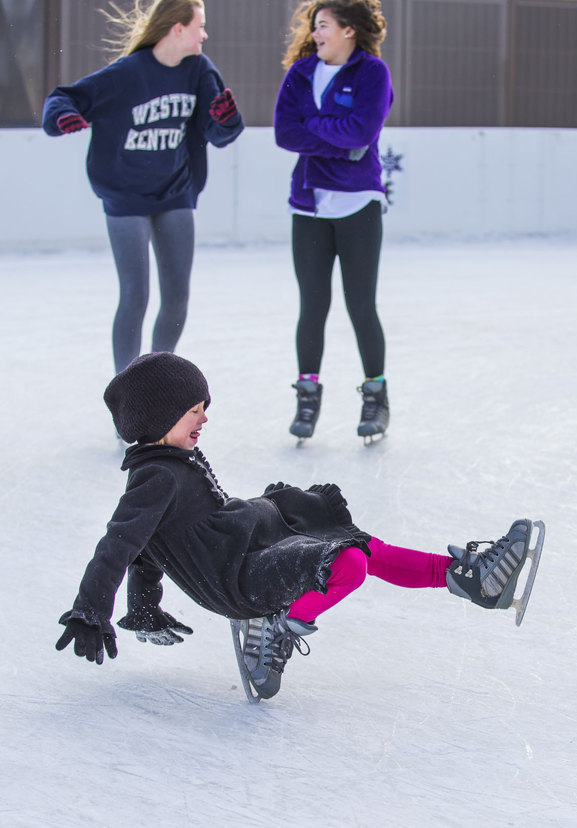Piedmont Winterfest skating rink